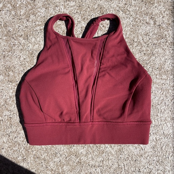 Lululemon Nulu Mesh High Neck Bra Size 4 - Picture 1 of 4